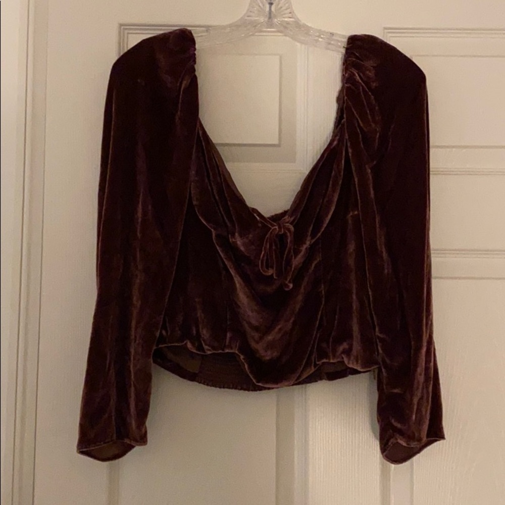 Aritzia Velvet blouse